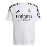 Kort�rmet fodboldtr�je til b�rn Adidas Real H Jsy Hvid #1