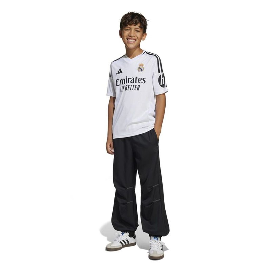 Kort�rmet fodboldtr�je til b�rn Adidas Real H Jsy Hvid #5