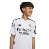 Kort�rmet fodboldtr�je til b�rn Adidas Real H Jsy Hvid #6