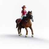 Playset Schleich Horse Club 42711 Hannah & Cayenne #7