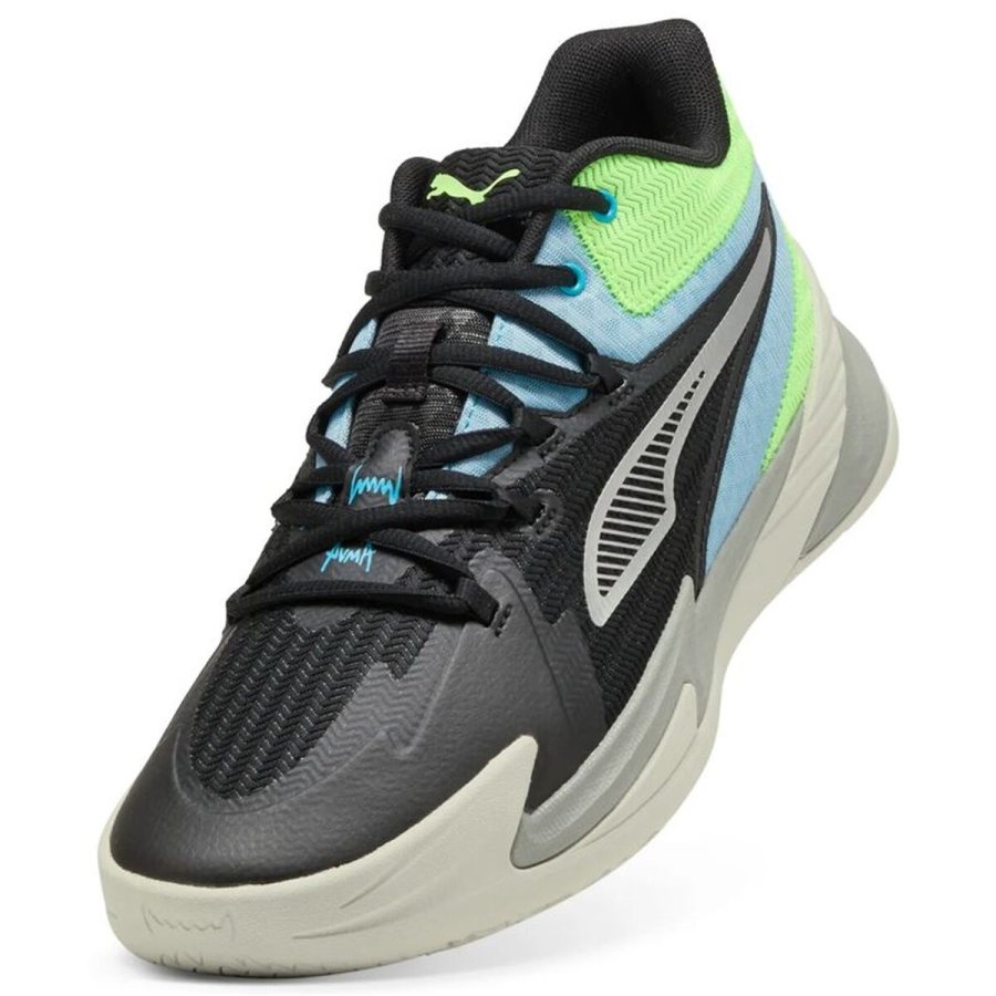 Basketballsko til voksne Puma Dagger Sort #4