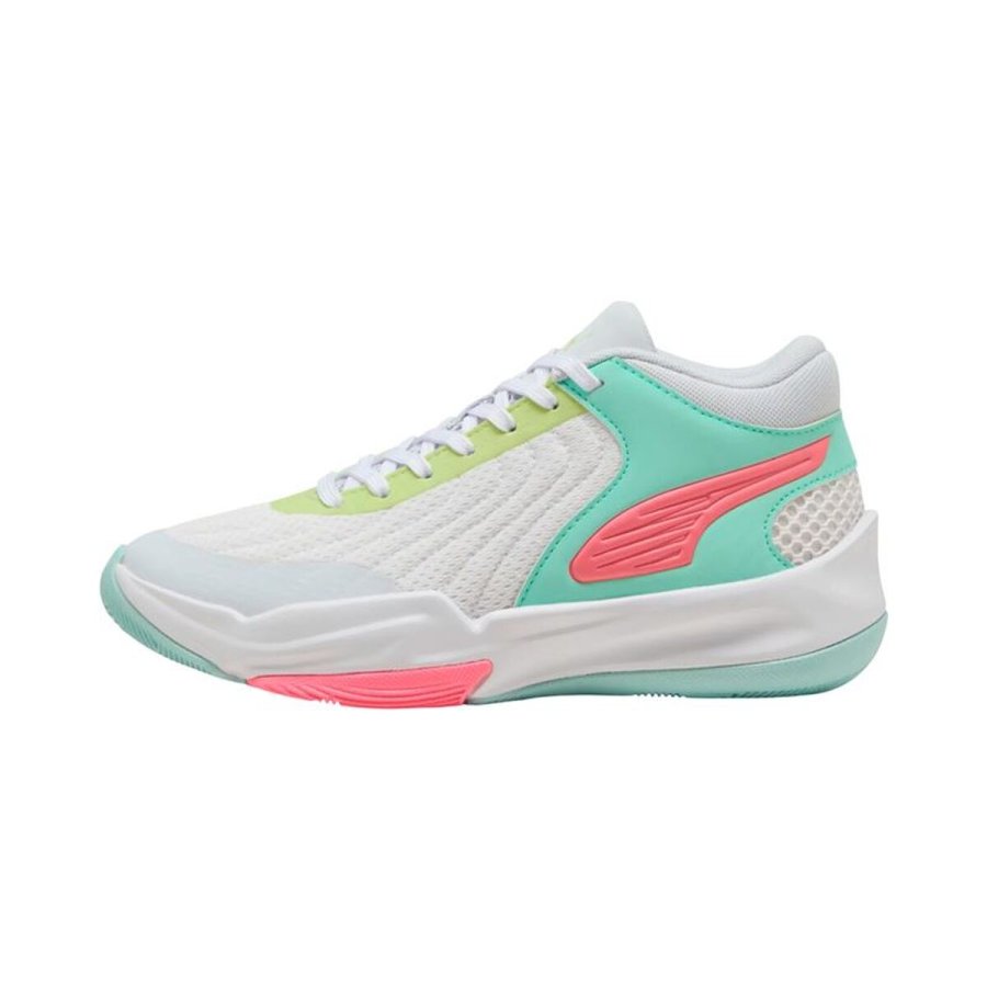 Basketballsko til b�rn Puma Court Pro 2 Hvid Gr�n #2