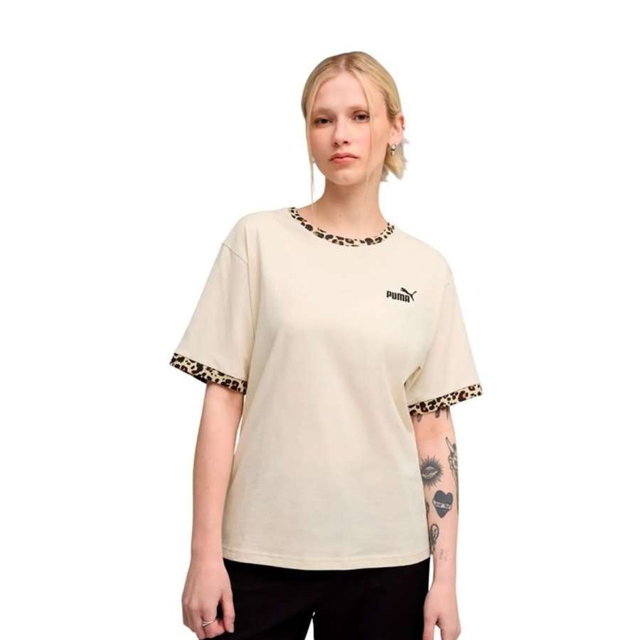Kort�rmet T-shirt til Kvinder Puma Essentials Graphic Animal R #3