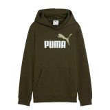 H�ttetr�je til B�rn Puma Essentials 2 Color No.1 Log M�rk gr�n Oliven #1