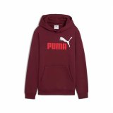 Sweatshirt med h�tte til piger Puma Essentials 2 Color No. 1 R�dbrun #1