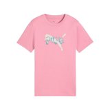 B�rne Kort�rmet T-shirt Puma Tweenerverse Graphic Pink #1