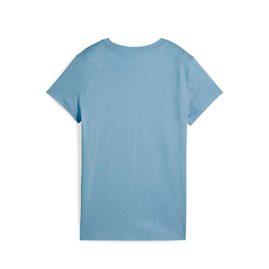 Kort�rmet T-shirt til Kvinder Puma Essentials Small Indigo #2