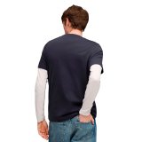 Kort�rmet T-shirt til M�nd Puma Graphic Box Marinebl� #2