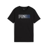 B�rne Kort�rmet T-shirt Puma Essentials Logo Lab B Sort #1