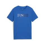 B�rne Kort�rmet T-shirt Puma Essentials Logo Lab B Bl� #1