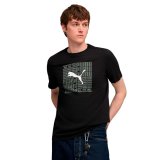 Kort�rmet T-shirt til M�nd Puma Graphic Box Sort #3