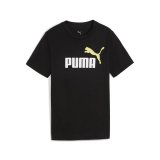 B�rne Kort�rmet T-shirt Puma Essentials 2 Color No.1 Log Sort #1