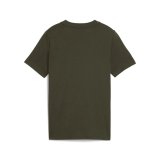 B�rne Kort�rmet T-shirt Puma Essentials 2 Color No.1 Log Oliven #2