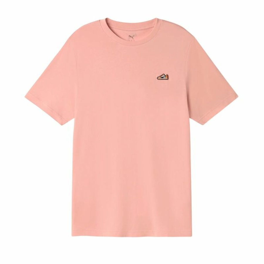 Kort�rmet T-shirt til M�nd Puma Pink #1