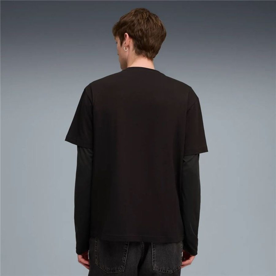 Kort�rmet T-shirt til M�nd Puma Maximal Metallic Relaxed Tee Sort #4