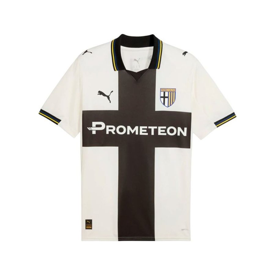 Kort�rmet fodboldtr�je til m�nd Puma Parma Calcio Home Hvid #1