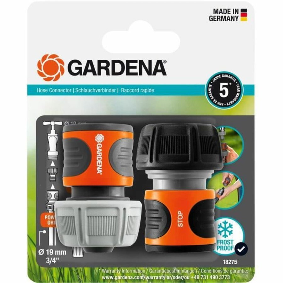 Slangeforbindelse Gardena Aquastop 18275-20 2 enheder #1