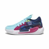 Basketballsko til voksne Puma Court Rider Chaos Lysebl #1