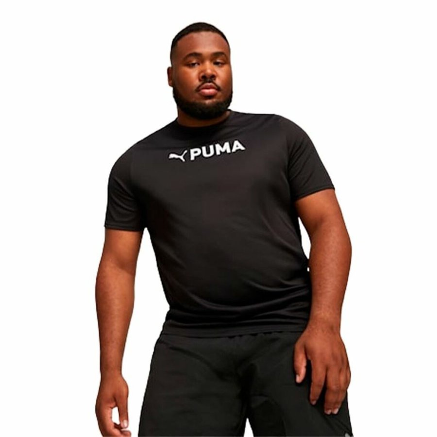 Kortrmet T-shirt til Mnd Puma Fit Ultrabreath Sort #3