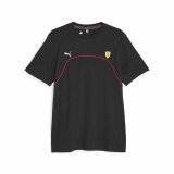 Kortrmet T-shirt til Mnd Puma Ferrari Race Sort #1