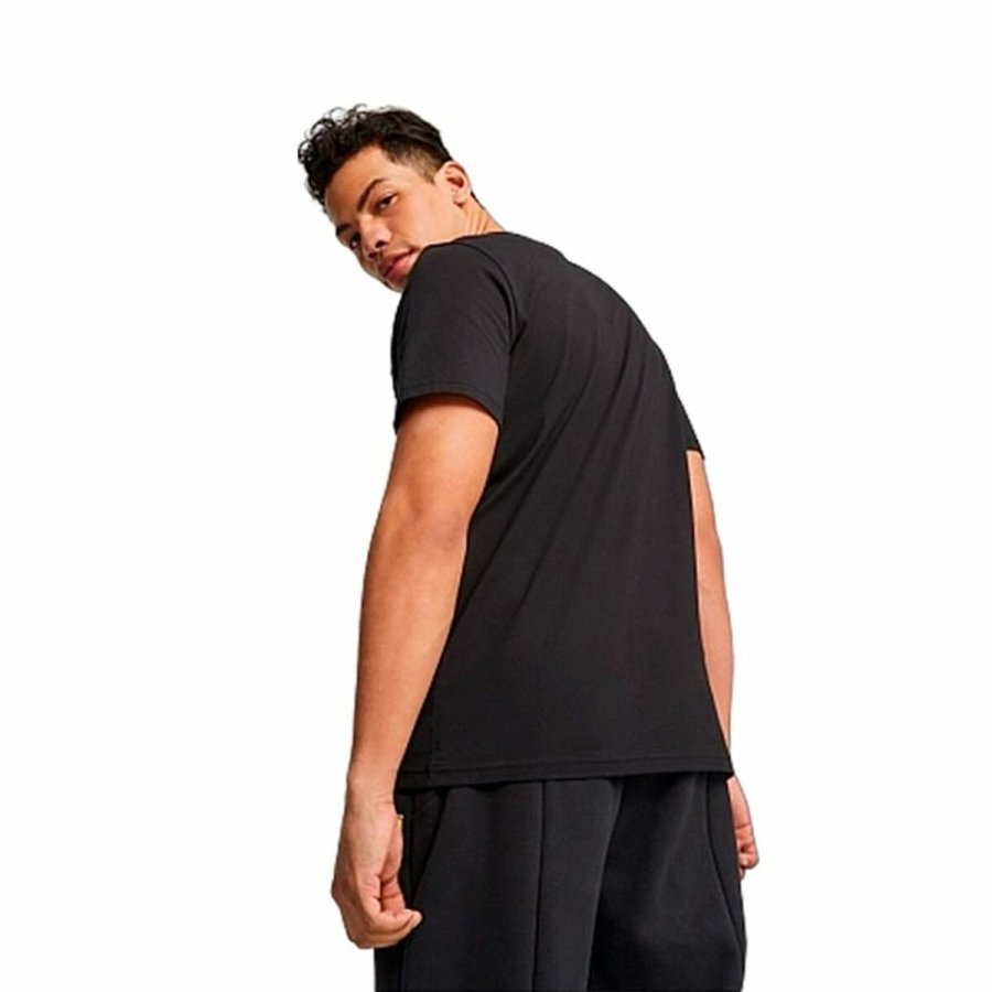 Kortrmet T-shirt til Mnd Puma Ferrari Race Sort #2