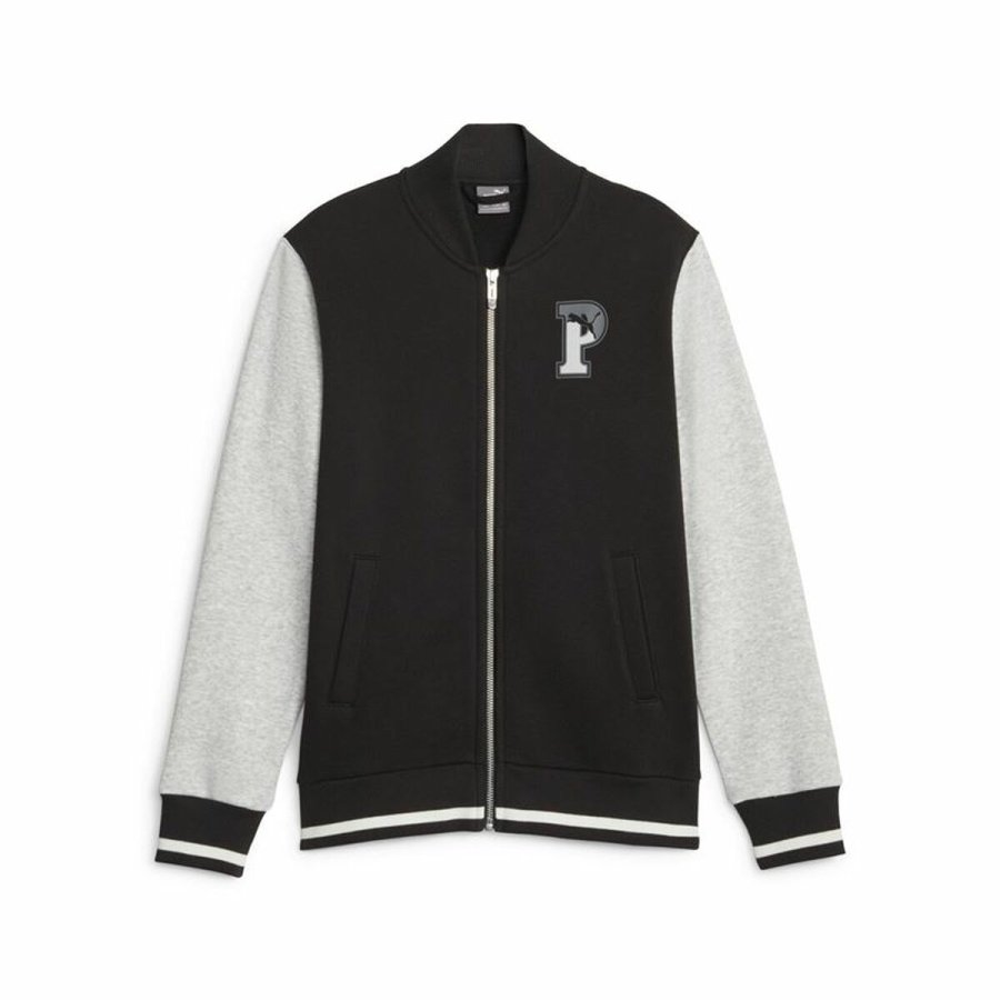 Sweatshirt til Brn Puma Squad Bomber Sort #1