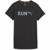 Kortrmet T-shirt til Kvinder Puma Graphicc Sort #1