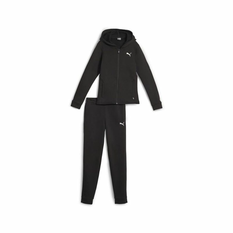 Trningsdragt til brn Puma Hooded Sweat #1