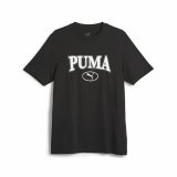 Kortrmet T-shirt til Mnd Puma Squad Sort #1