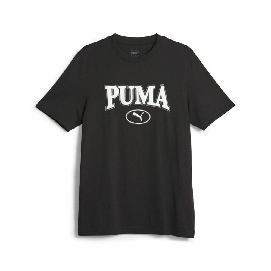 Kortrmet T-shirt til Mnd Puma Squad Sort #1