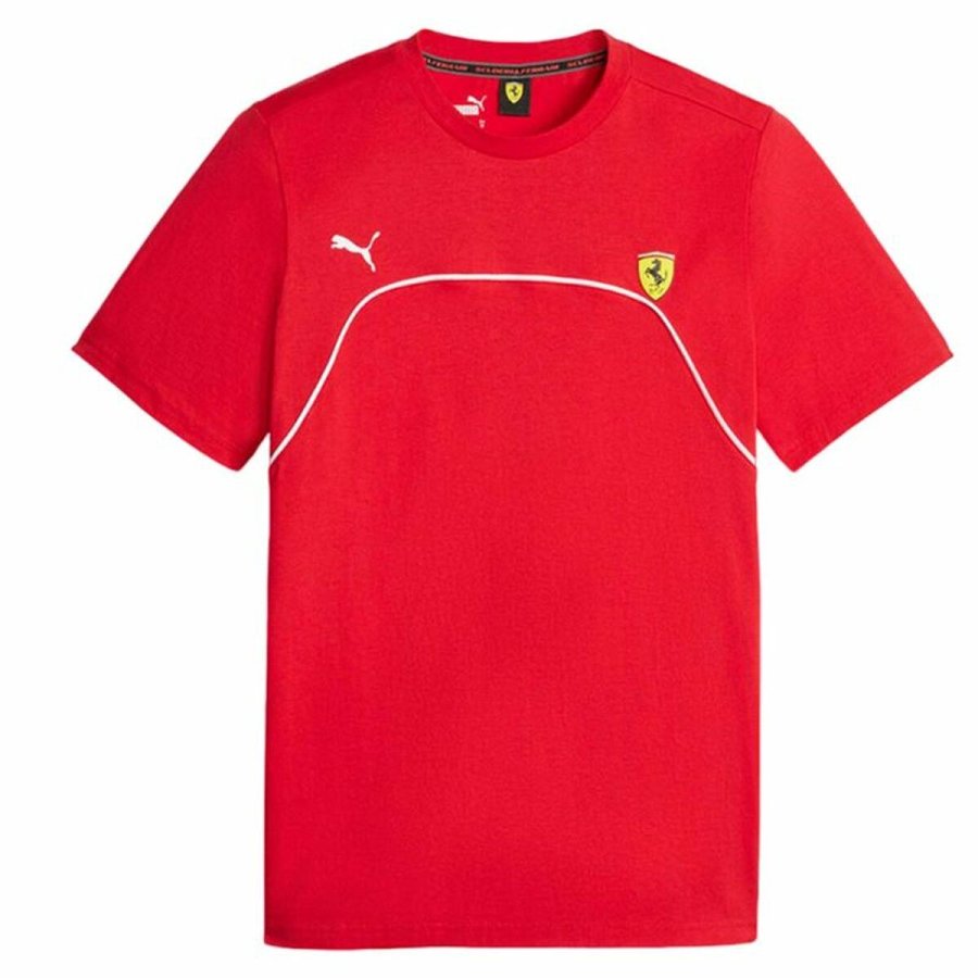 Kortrmet T-shirt til Mnd Puma Ferrari Race Rd #1