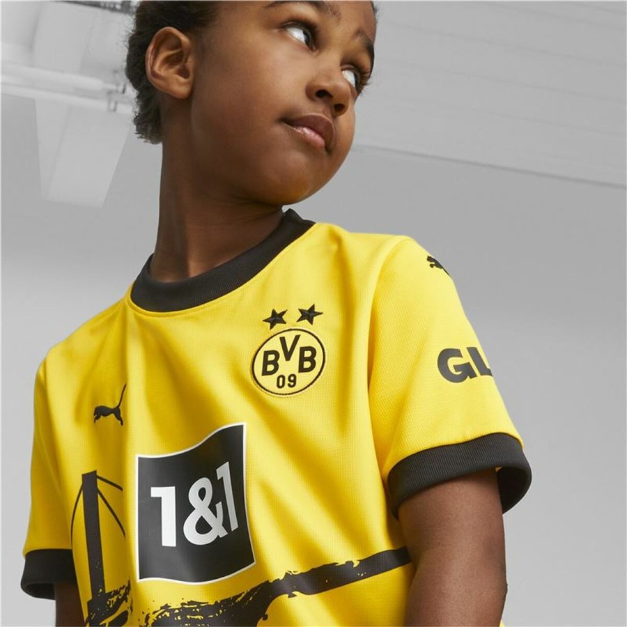 Kortrmet fodboldtrje til brn Puma Borussia Dortmund #5