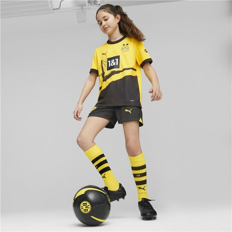 Kortrmet fodboldtrje til brn Puma Borussia Dortmund #6