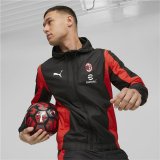 Sport Jakke til Mnd Puma Ac Milan Prematch Sort Rd #2