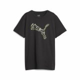 Brne Kortrmet T-shirt Puma Active Sports Graphic Sort #1