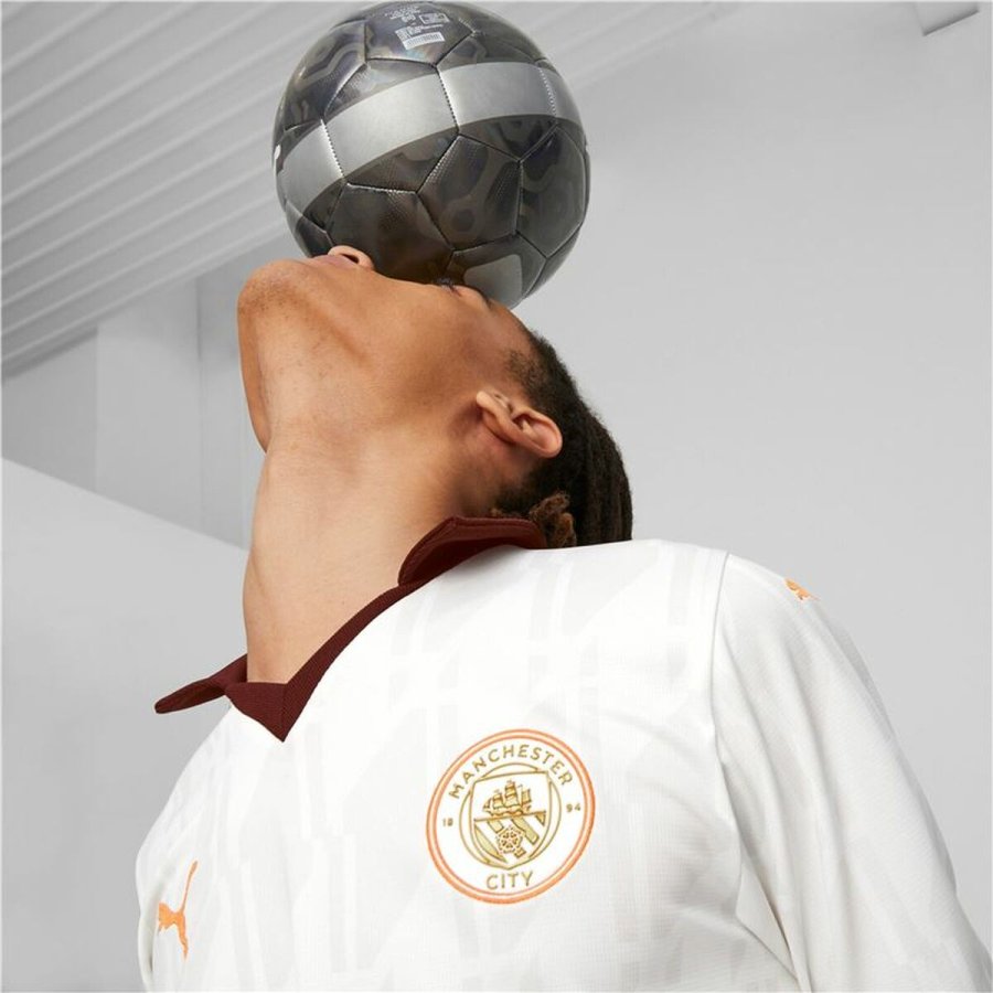Kortrmet fodboldtrje til mnd Puma  Manchester City Away Hvid #5