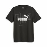 Kortrmet T-shirt til Mnd Puma Graphiccs No. 1 Logo #1