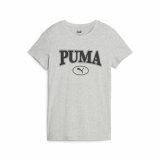 Kortrmet T-shirt Puma Squad Graphicc Tlight Lysegr (XS) #1