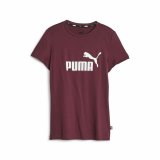 Brne Kortrmet T-shirt Puma Ess Logo Rdbrun #1