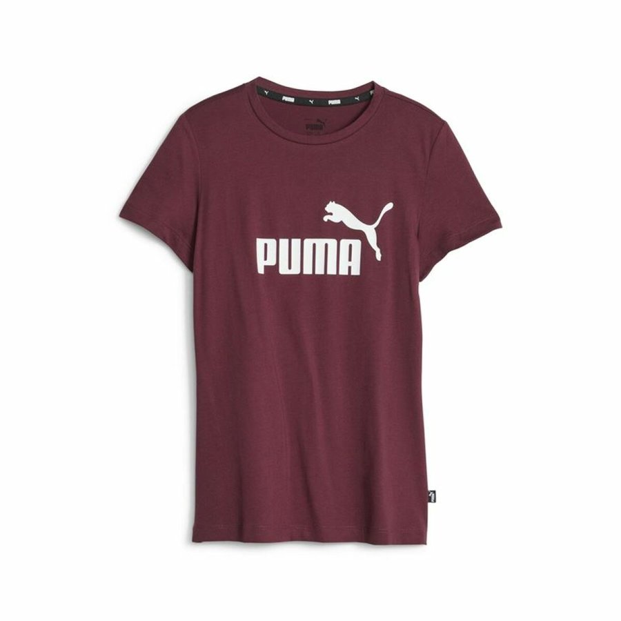 Brne Kortrmet T-shirt Puma Ess Logo Rdbrun #1