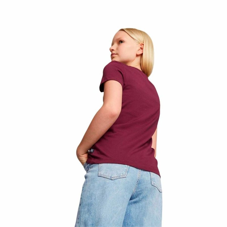 Brne Kortrmet T-shirt Puma Ess Logo Rdbrun #4