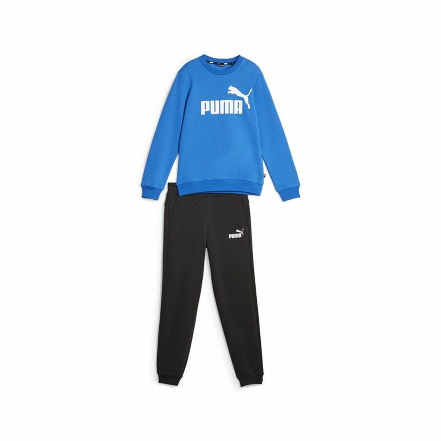 Trningsdragt til brn Puma No.1 Logo Bl Sort #1