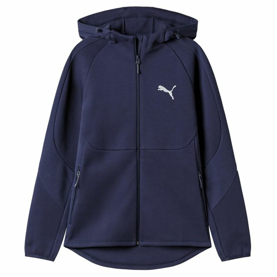 H�ttetr�je med Lynl�s til M�nd Puma Evostripe Full-Zip Marinebl� #3