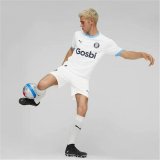Kortrmet fodboldtrje til mnd Puma Girona FC visitante 23/24 Hvid #3