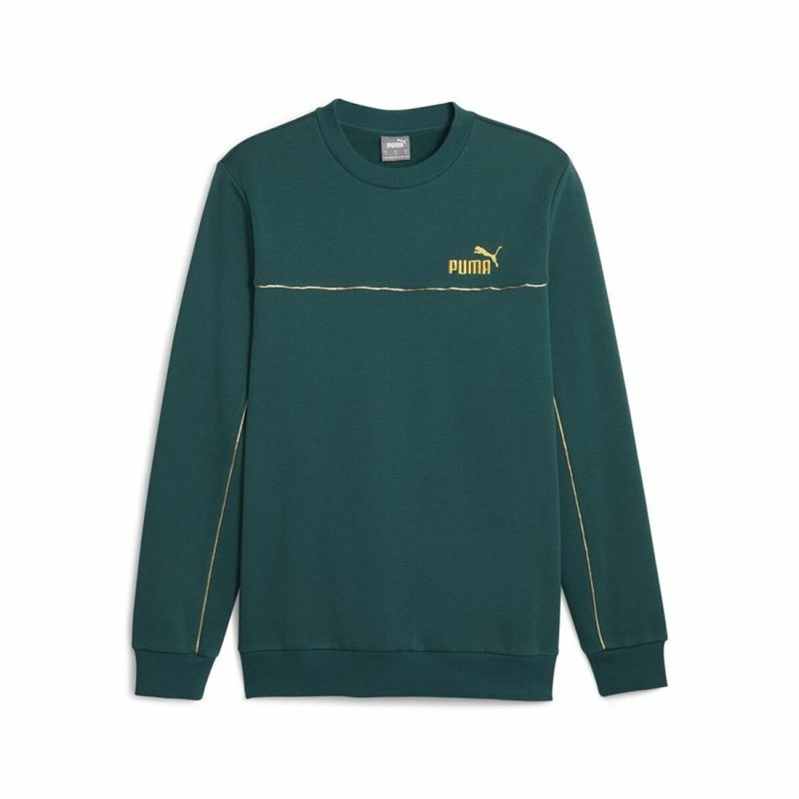 Sweaters uden Htte til Mnd Puma ESS+ Minimal Gold Cr Mrk grn #1