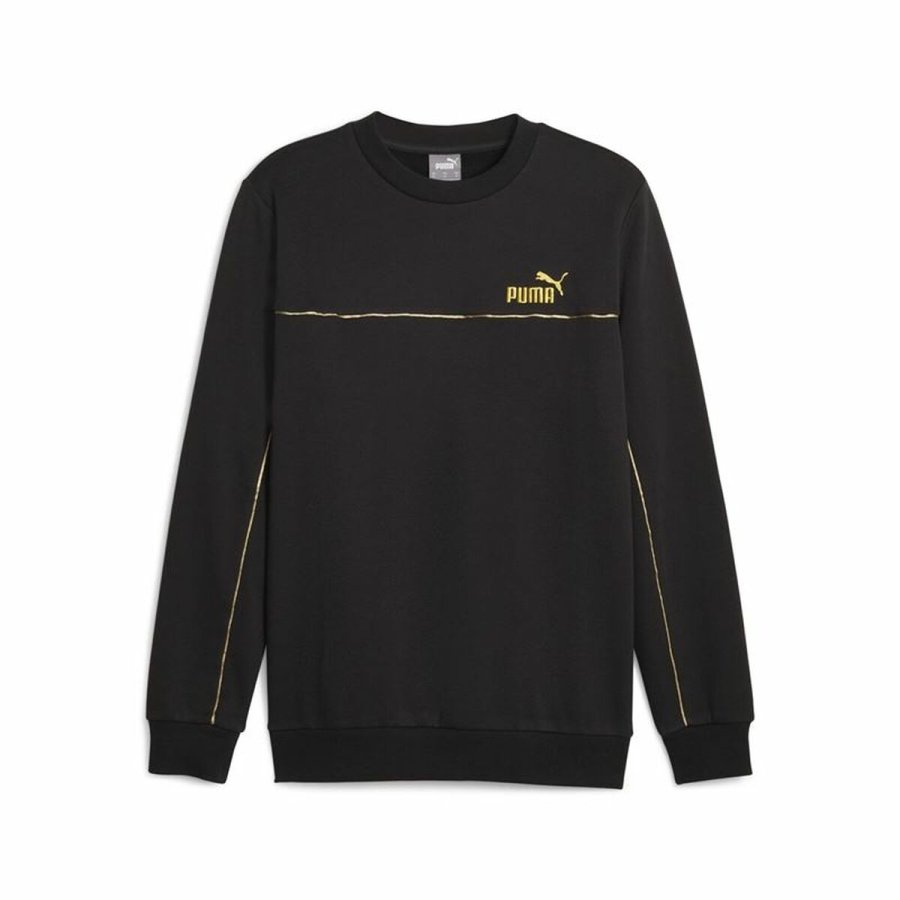 Sweaters uden Htte til Mnd Puma ESS+ Minimal Gold Cr Sort #1