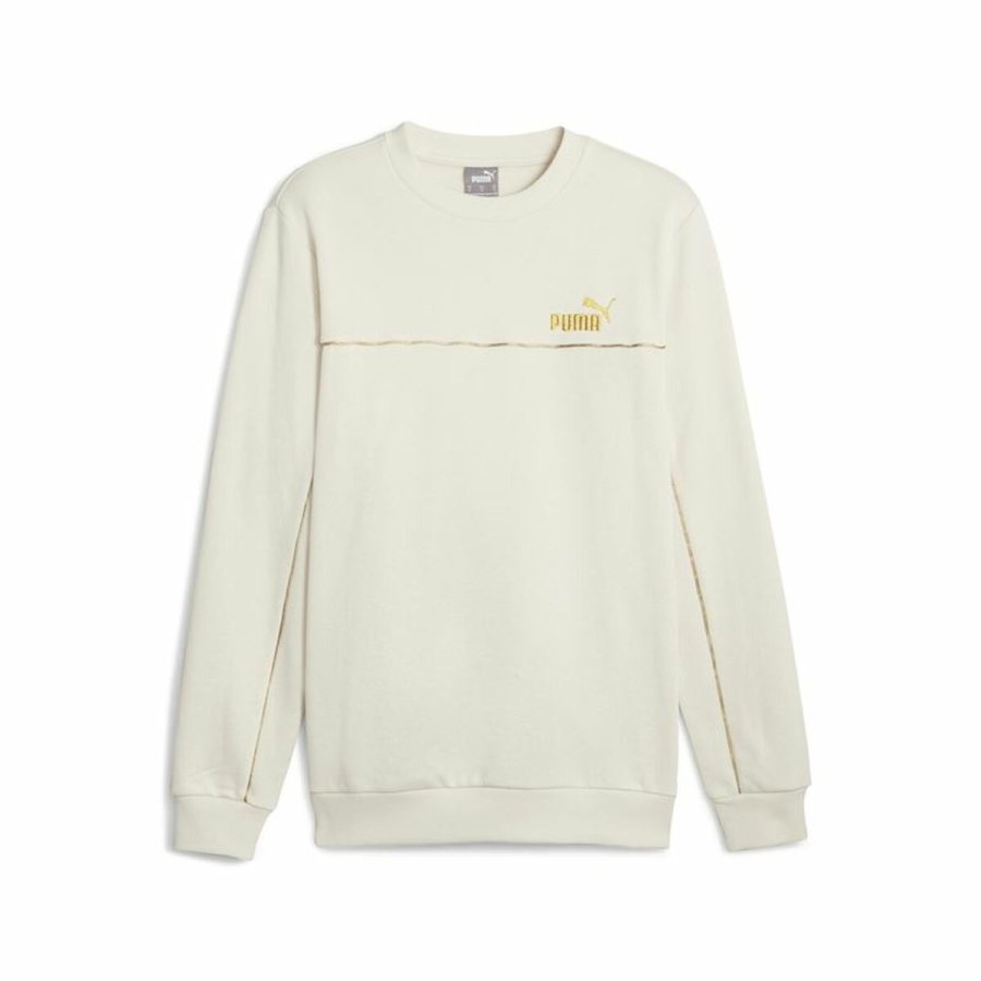 Sweaters uden Htte til Mnd Puma ESS+ Minimal Gold Cr Beige #1