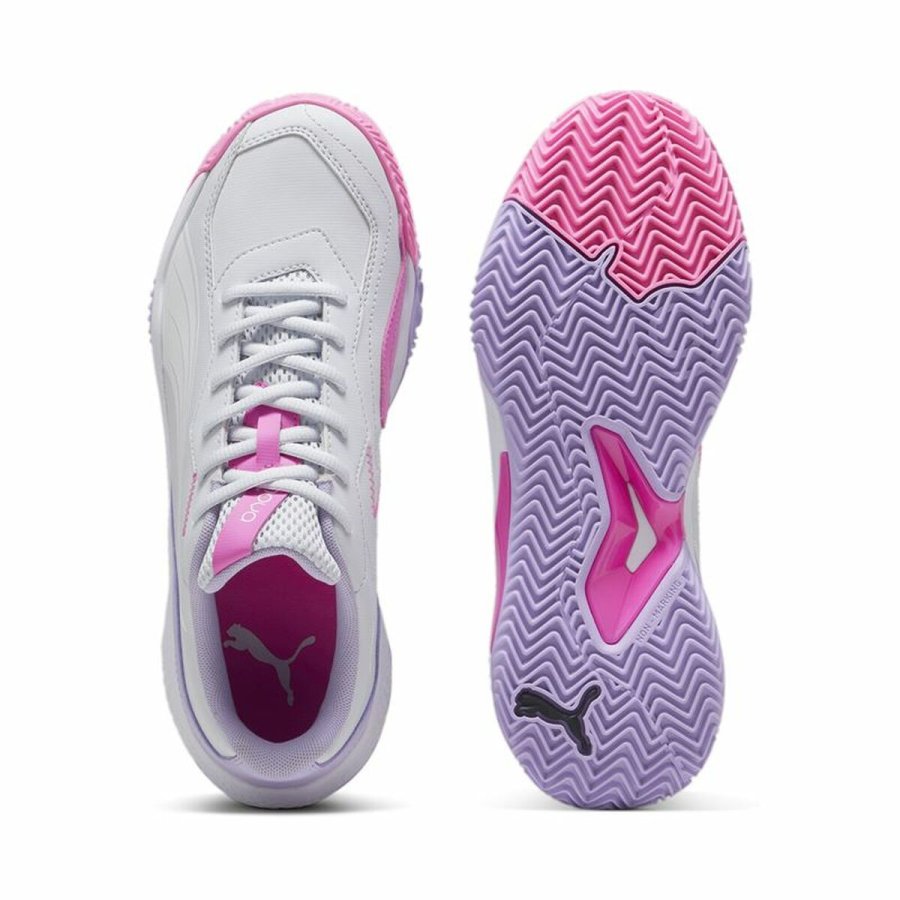 Sportssneakers til damer Puma Nova Smash Hvid Blomme #4