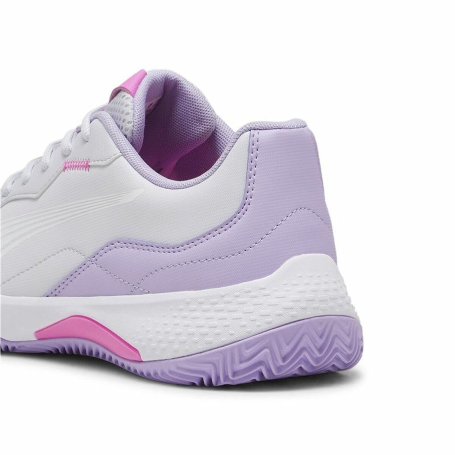 Sportssneakers til damer Puma Nova Smash Hvid Blomme #6