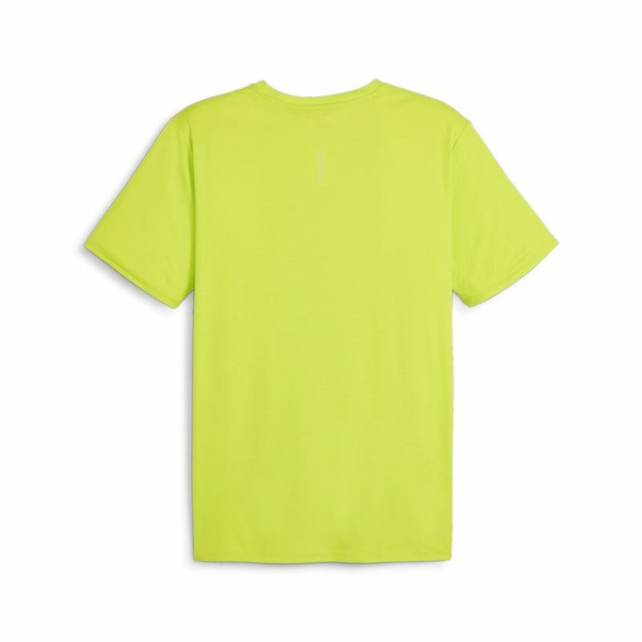 Kortrmet T-shirt til Mnd Puma RUN FAVORITE S GRA Lysegrn #2